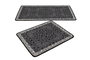 Mijölnir Paisley Djt Juego de alfombras de baño Negro, Antracita, Blanco